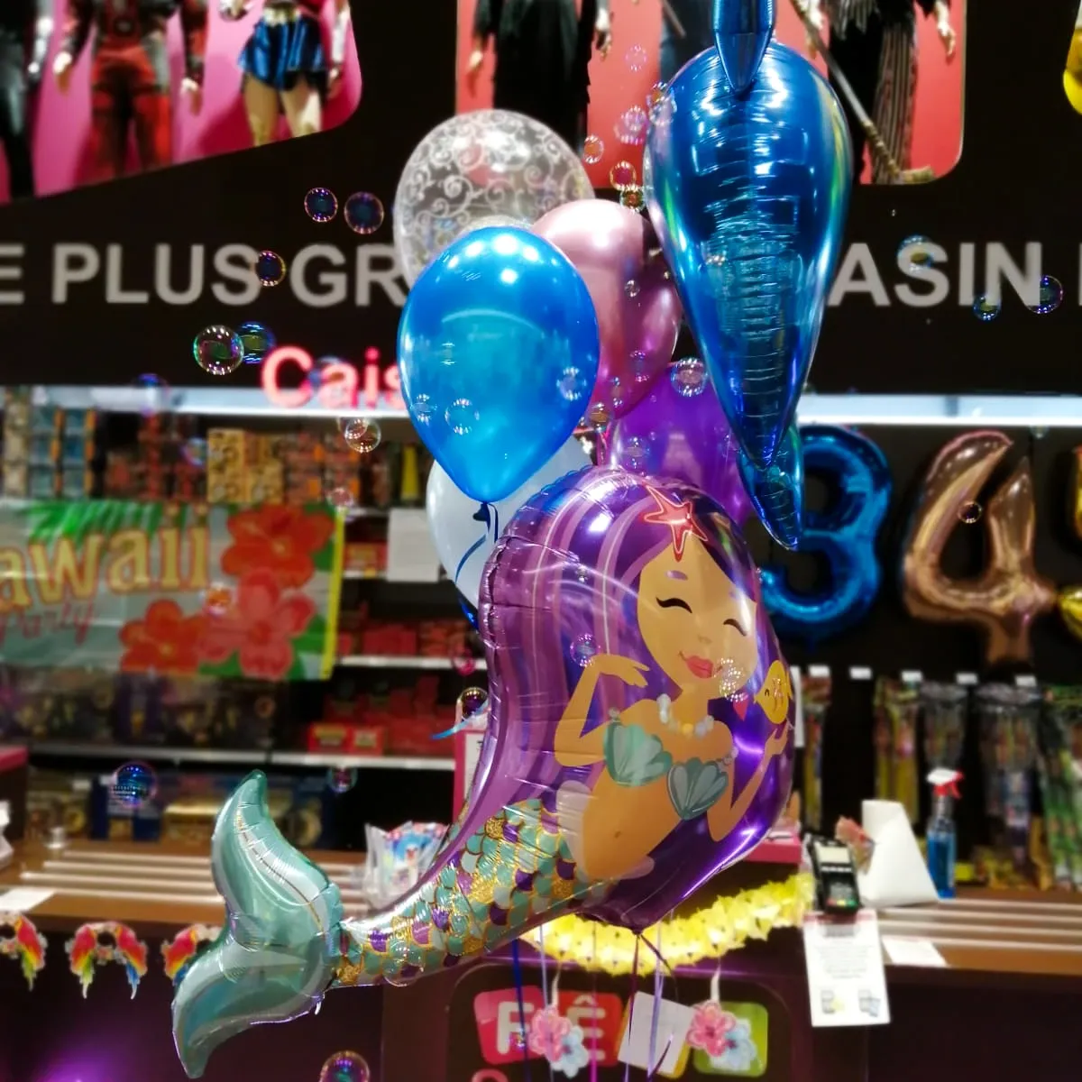 Illustration de Les différentes formes de ballons aluminium