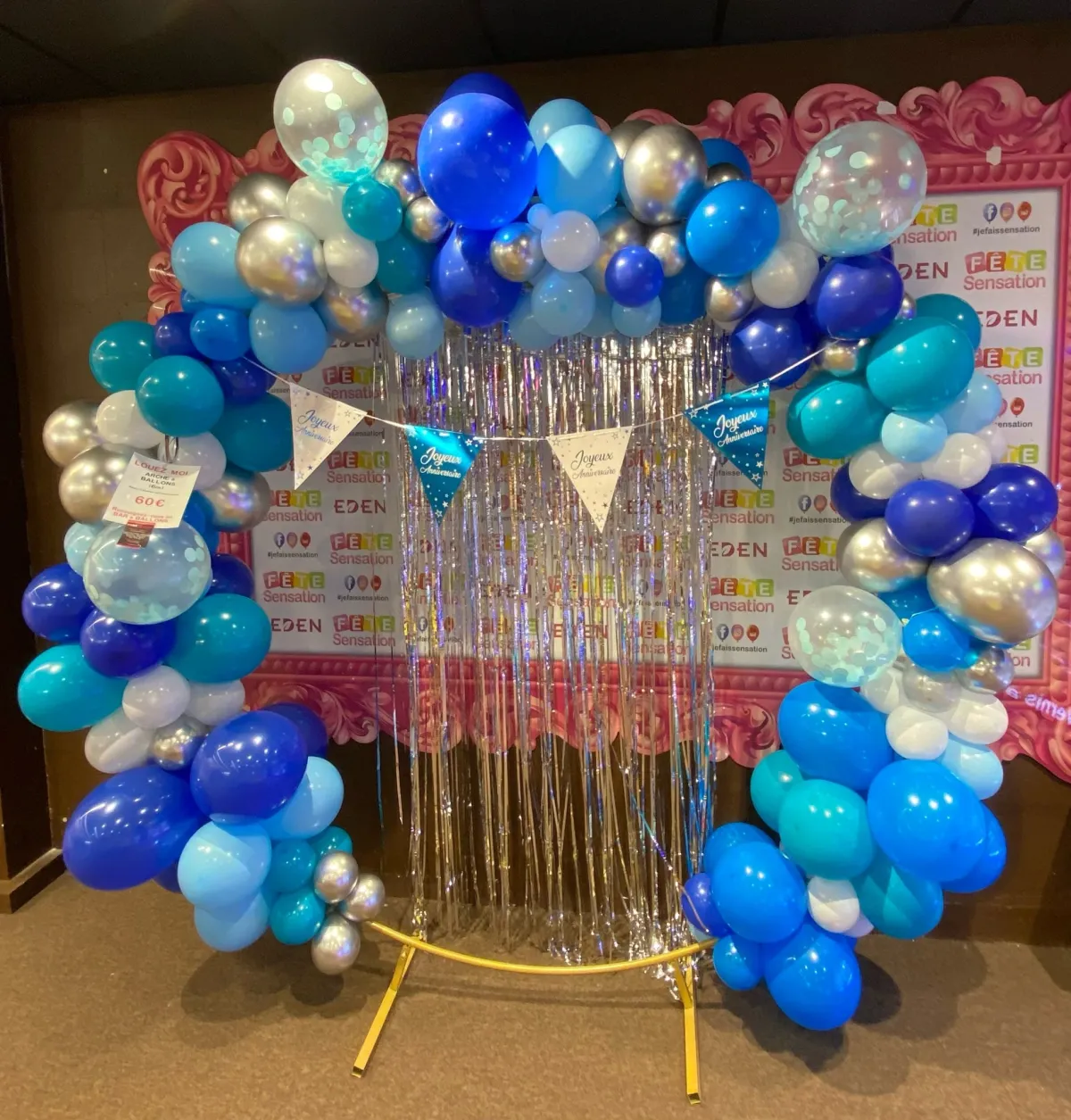 Photo de Commander une arche de ballons pour un anniversaire à Herblay