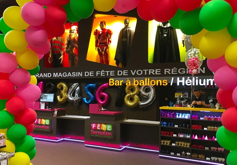 Photo de Où commander une composition de ballons personnalisée pour une fête ?