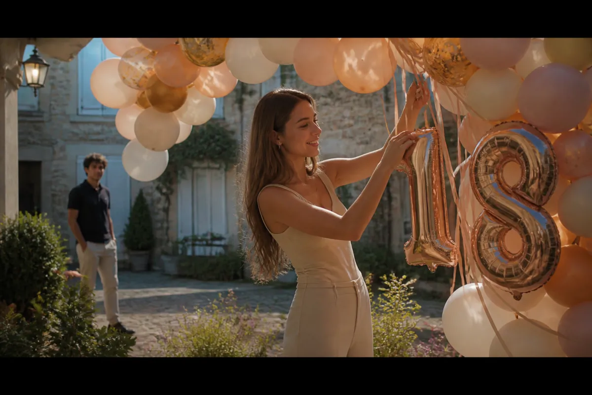 Photo de Acheter une composition de ballons 18 ans à Herblay