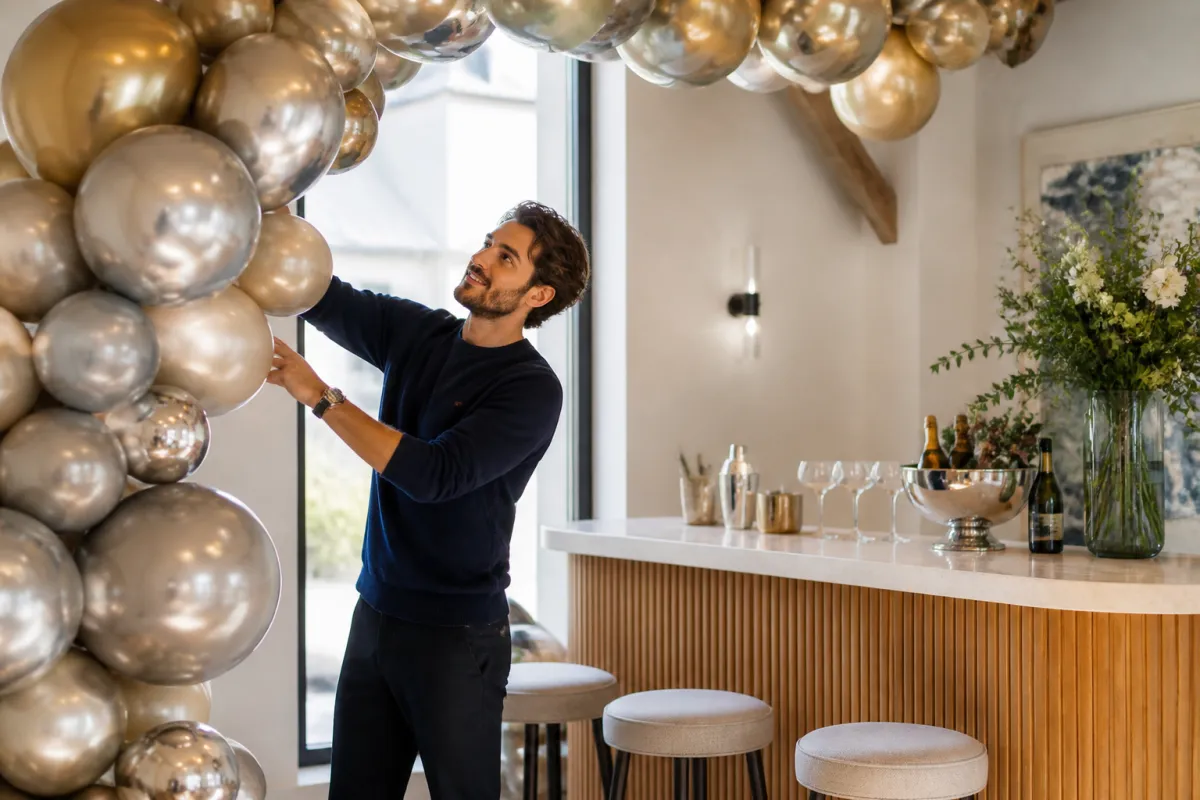 Photo de Arche ballons aluminium Cergy