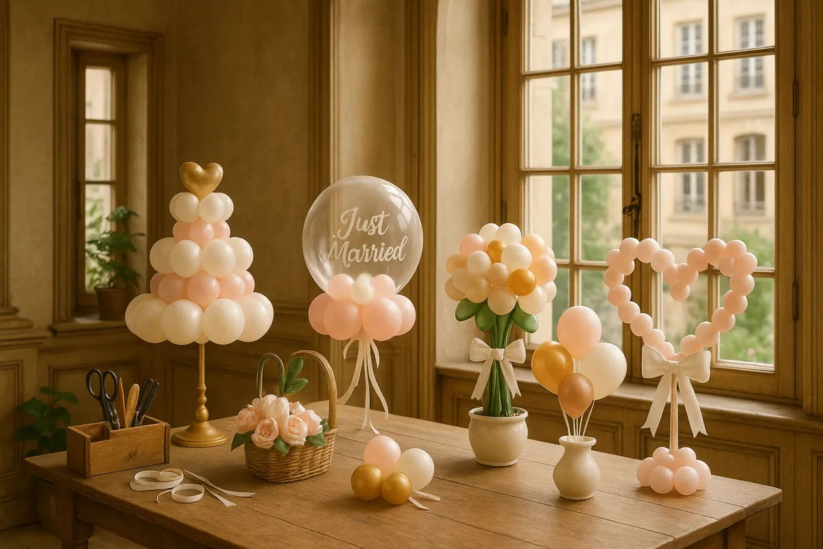 Bien choisir ses compositions de ballons pour mariage