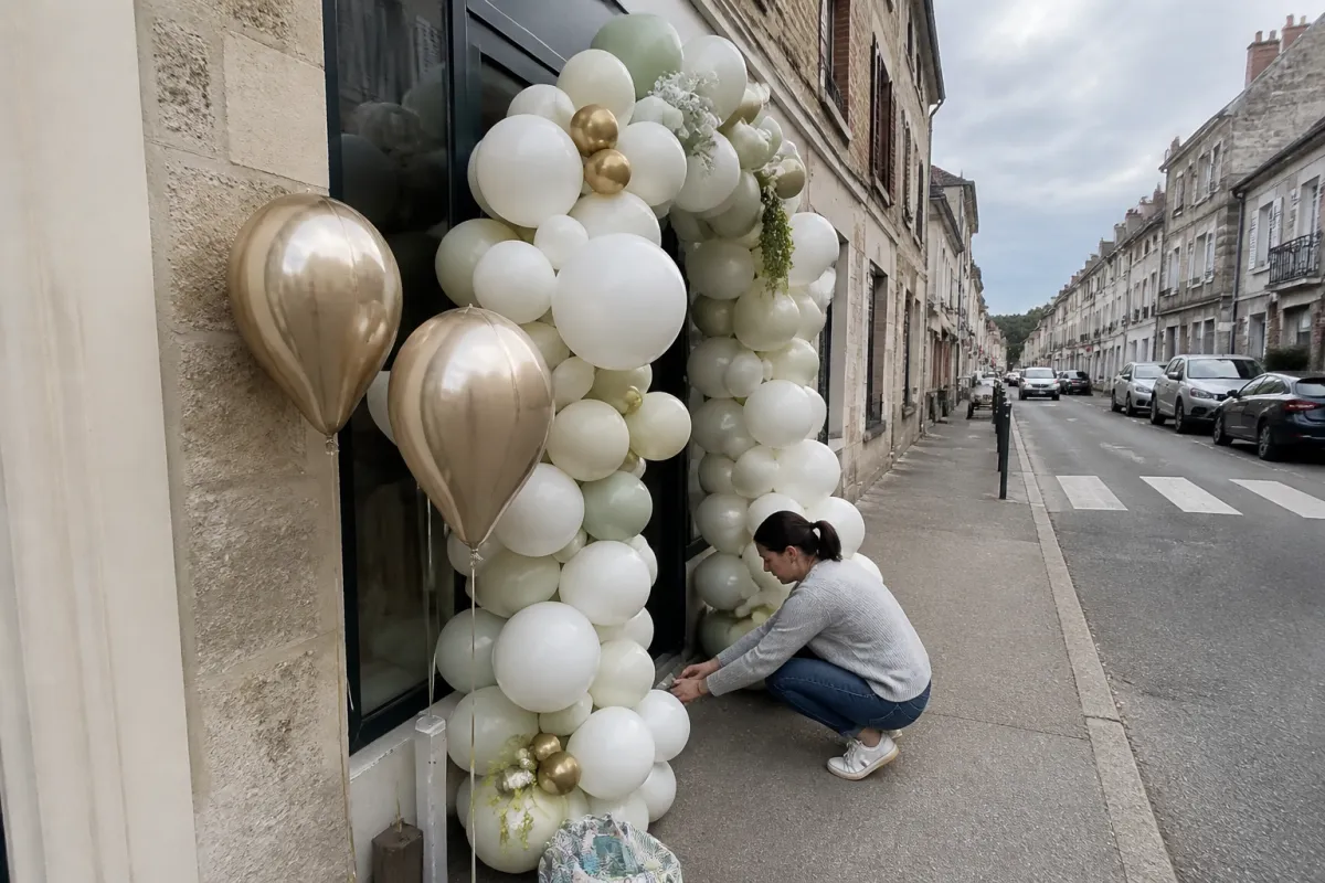 Photo de Création de compositions de ballons Herblay 