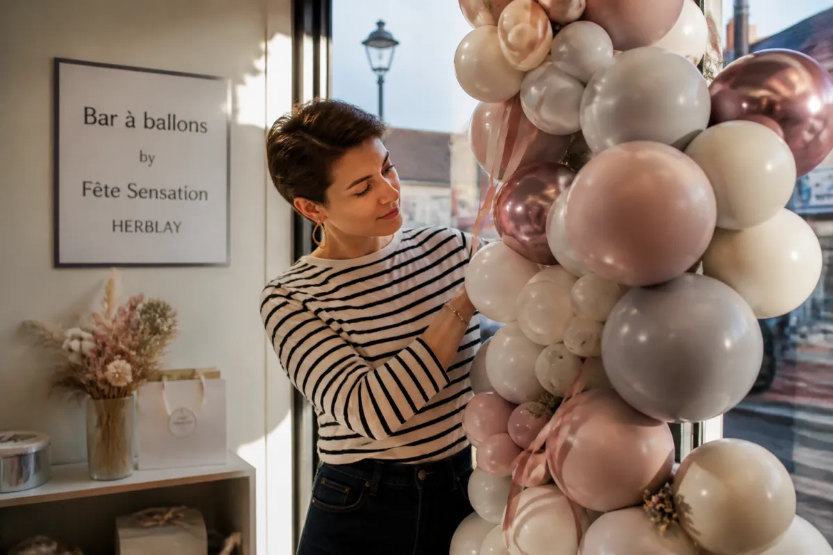 Photo de Faire sensation avec des arches de ballons personnalisées